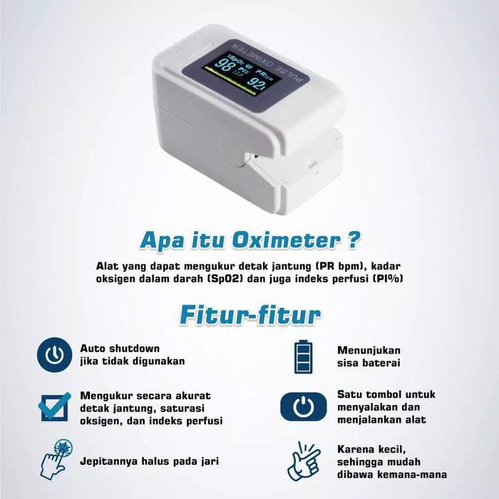 [CUCI GUDANG] ORI Oximeter Pulse LK89 LK 89 Fingertrip
