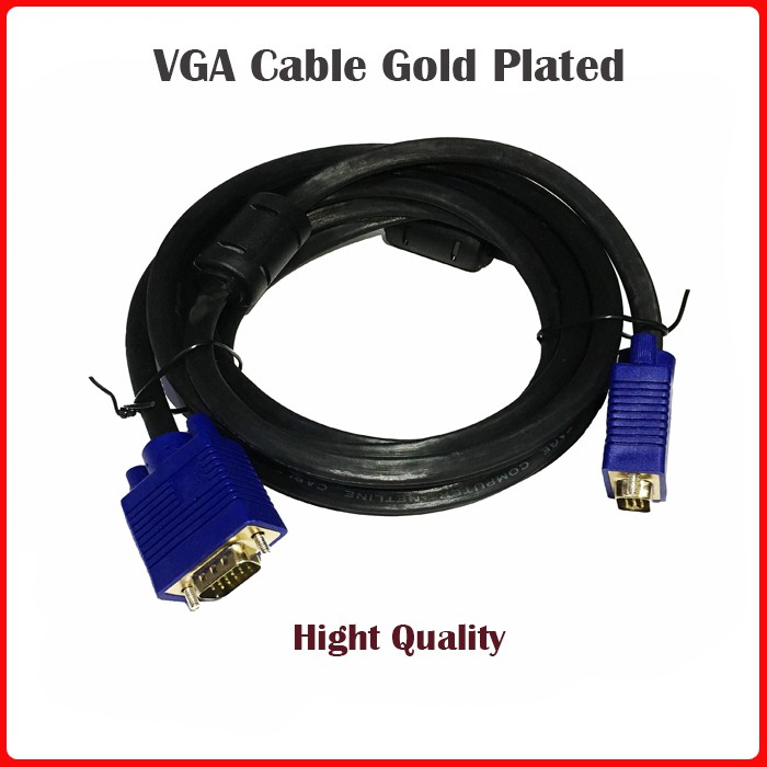 NETLINE Kabel VGA 3M Gold Plated M-M