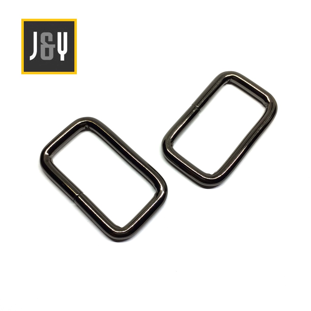 RING KOTAK TAS TEBAL 3.8 CM BLACK NIKEL