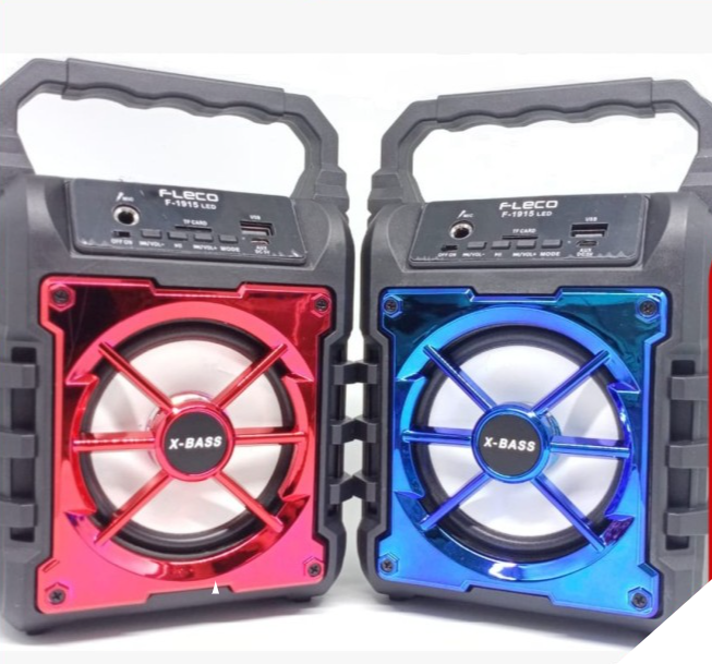 F-1915 LED SPEAKER KARAOKE BLUETOOTH + MIC SPEAKER KARAOKE X-BASS