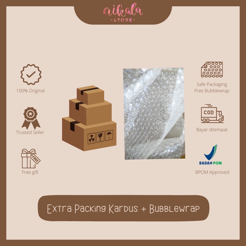 

TAMBAHAN PACKING | BUBBLE WRAP | KARDUS