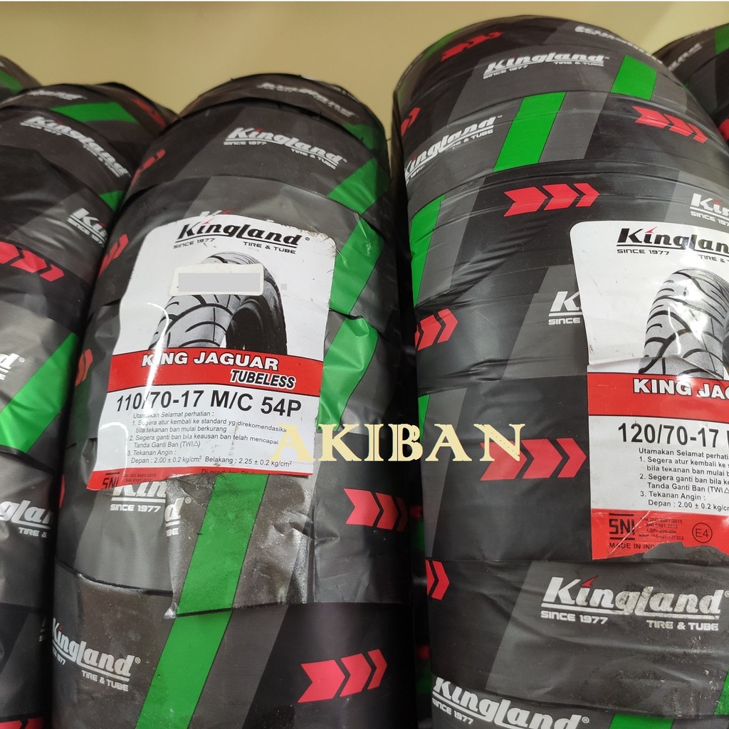 Ban KINGLAND KING JAGUAR 110/70-17 Kingland 110 70 17 Ring 17 Tubeless
