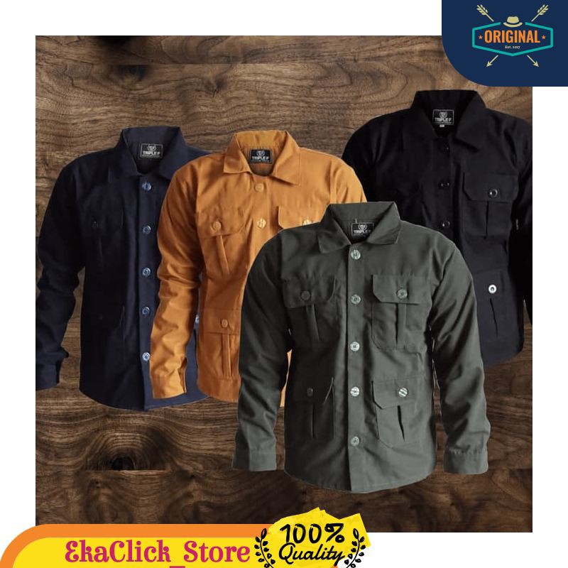 JAKET UKURAN BESAR ATASAN COWOK BIG SIZE SEMI PARKA FASHIN PRIA BAGUS ORIGINAL MURAH PREMIUM GJK0016