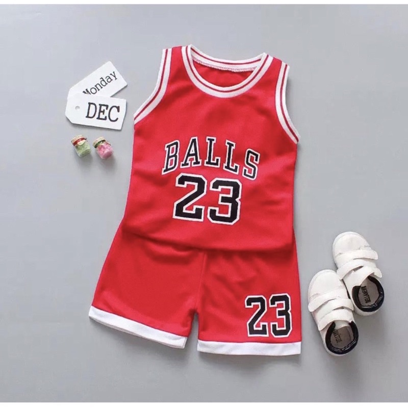 STELAN ANAK BASKET BALLS / BAJU OLARAGA ANAK 1-5 thun