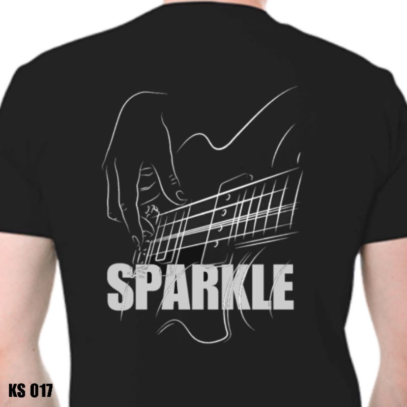 Kaos distro Original Cotton Combad 30s Motif Classical Guitar - Sparkle