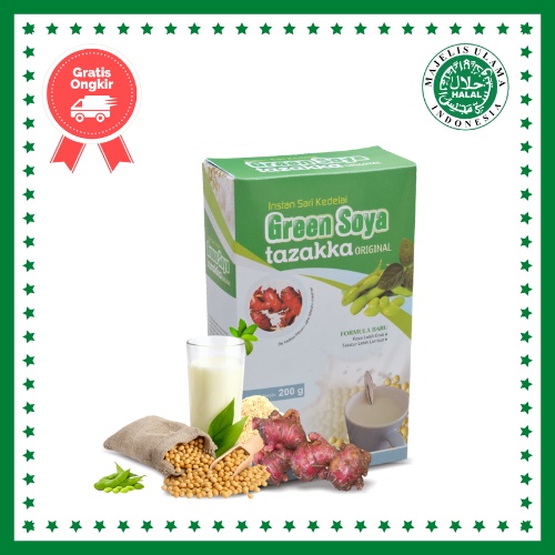 

Green Soya Original Tazakka Minuman untuk ibu hamil bumil memberi nutrisi dan perkembangan janin alami