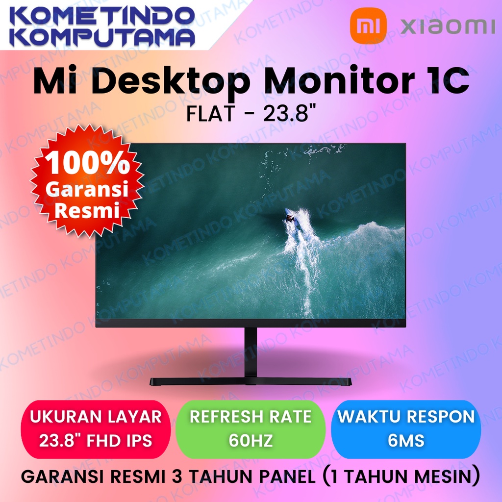 Xiaomi Mi 23.8&quot; Desktop Monitor 1C Bezel Tipis Garansi Resmi LED