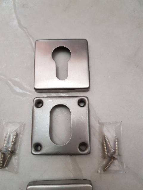 Ring kunci kotak stainless / penutup slinder kunci