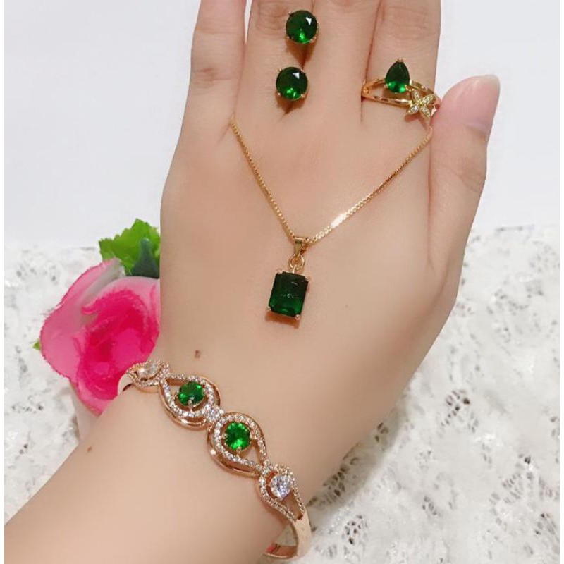 promo set giok asli giok hijo lapis emas