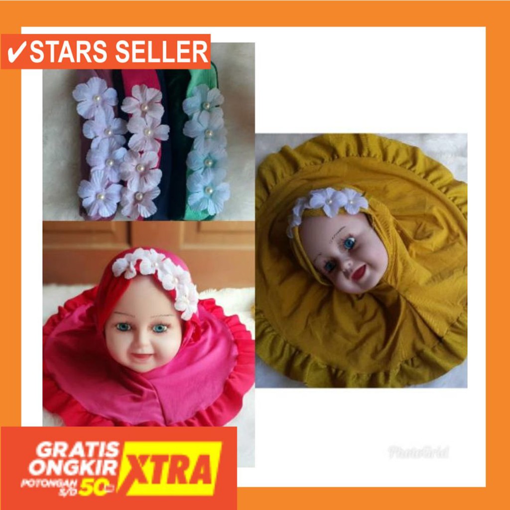 BUSANA MUSLIM TERBAIK MURAH BARU KECIL BESAR JUMBO BIG / Hijab anak bergo bahan kaos Jersy UK Tk