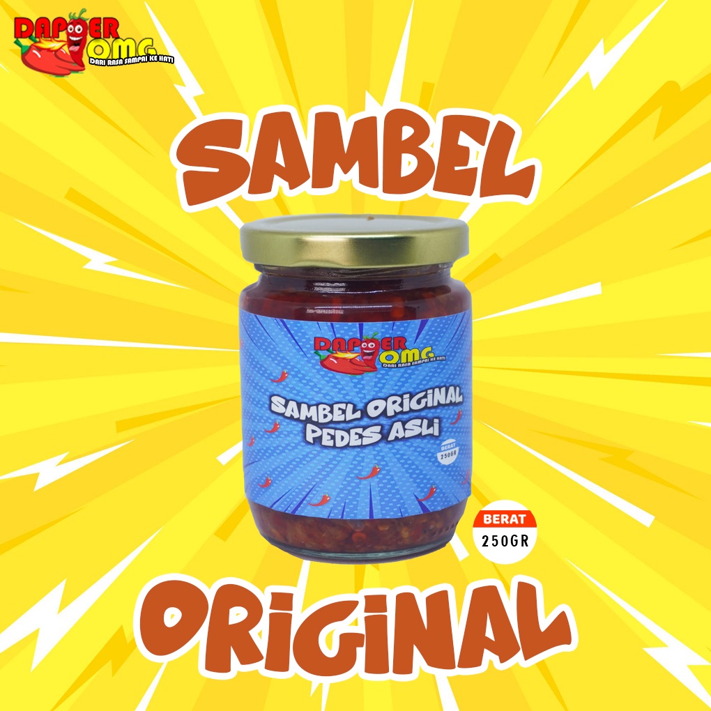 

Sambel Original Pedes Asli - Dapoer OMG 250gr