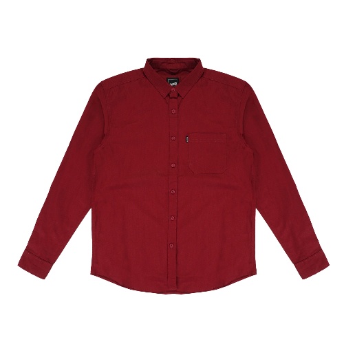 Bloods Shirt Kemeja Tanaka 04 Maroon