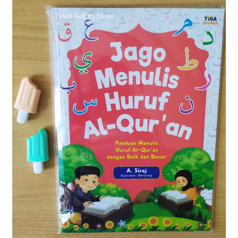 Buku Anak Jago Menulis Huruf Al-Qur’an Alquran Arab Islami