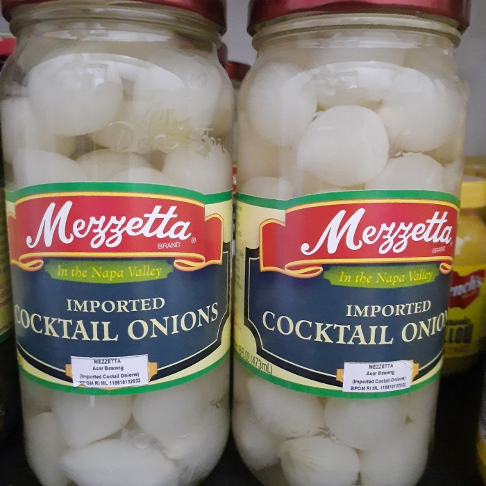 

TERLENGKAP MERGETTA COCKTAIL ONION MAZETTA 473ML / ACAR BAWANG PUTIH 473ML
