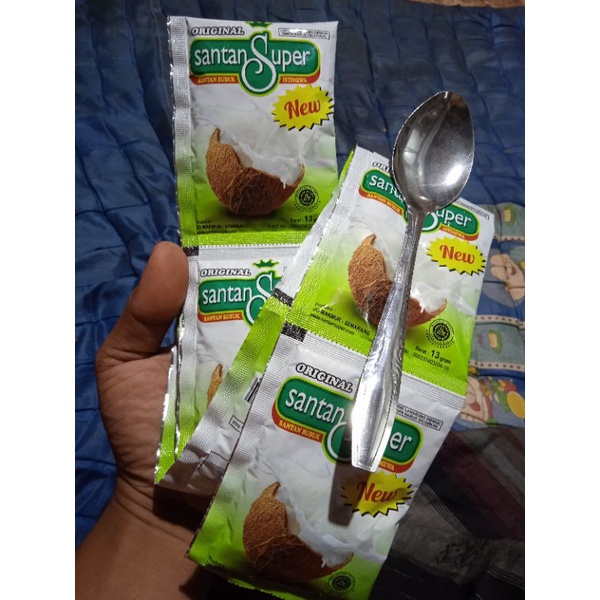 

santan super geratis sendok cantik