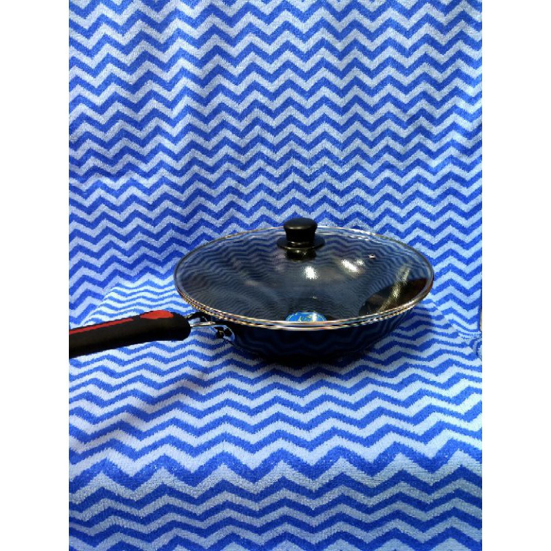 PANCI WAJAN GORENG SERBAGUNA TEXANIA 32CM TUTUP KACA