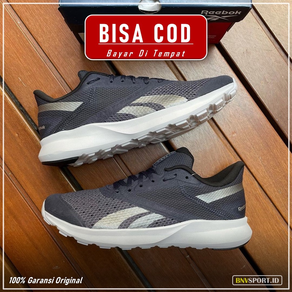 Sepatu Running Reebok Speed Breeze 2.0 Men Heritage Navy / Silver Metallic / White Original Sneakers