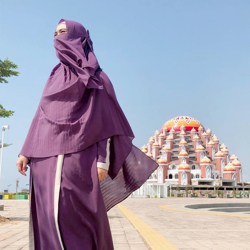 Gamis List Elegan Belt Busui Friendly Tyana Dress by IM Syar'i