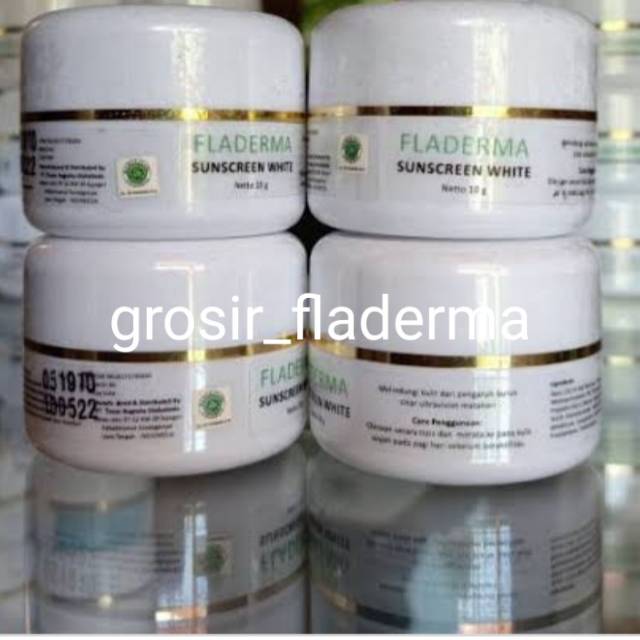 Suncreen whiete fladerma
