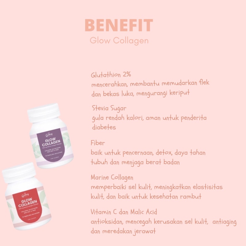 COLLAGEN DRINK SUPLEMEN PENCERAH PEMUTIH KULIT BADAN TUBUH BPOM