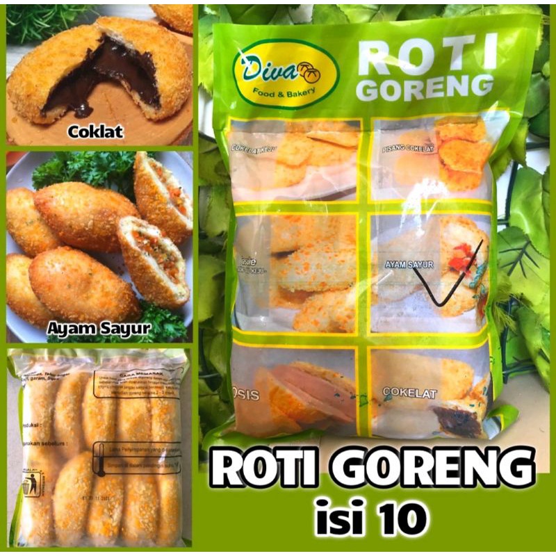

roti goreng diva isi 10 pcs