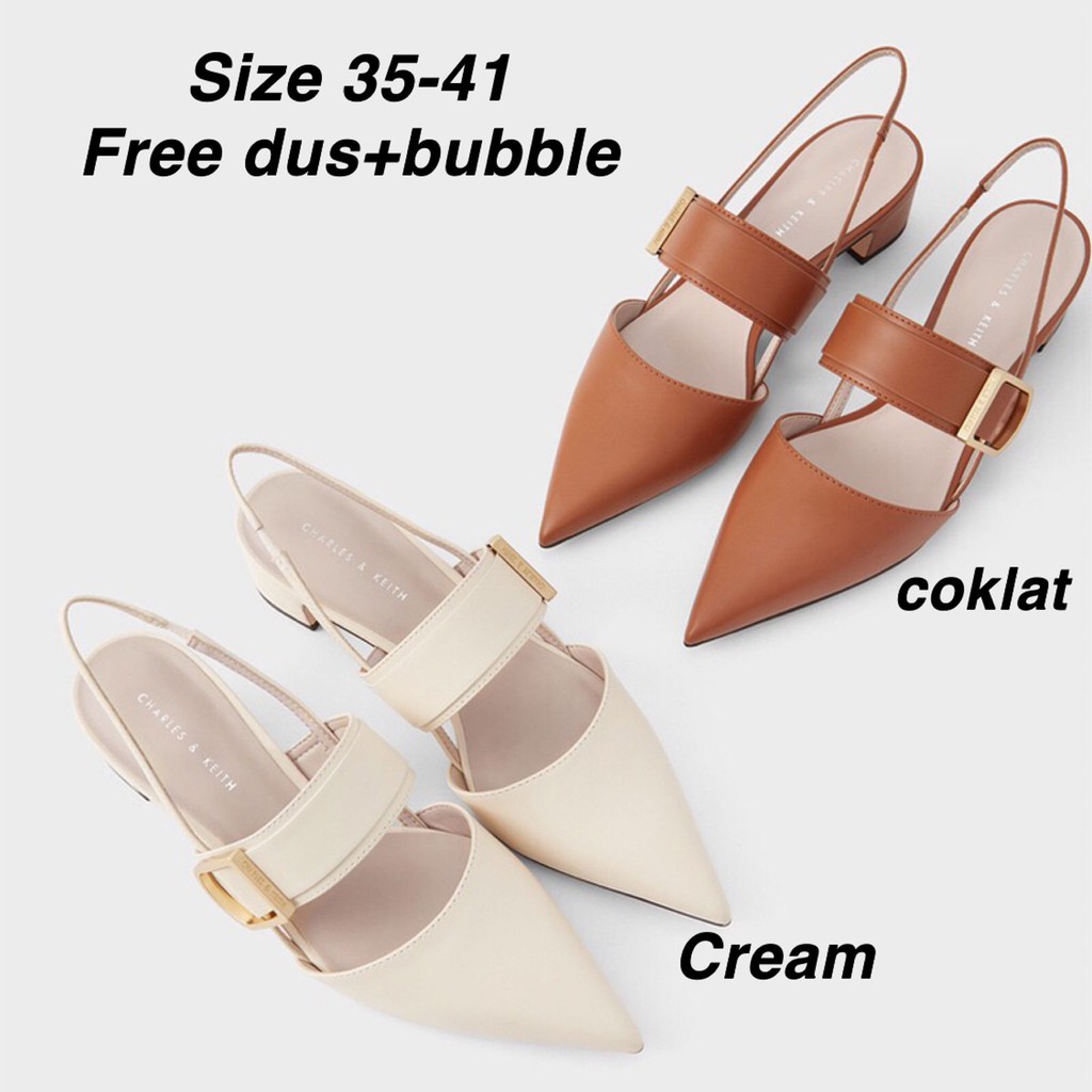 (LOLI-6721) FREE BUBBLE + KOTAK SEPATU IMPORT DEWASA HEEL 4CM TALI