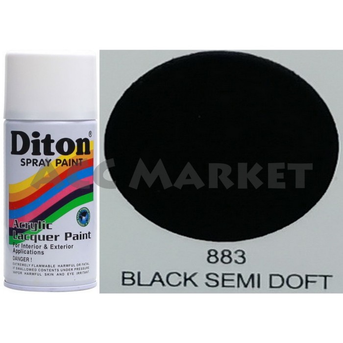 Pilox Diton 300cc Pilok Pylox Hitam Black Semi Doff 883