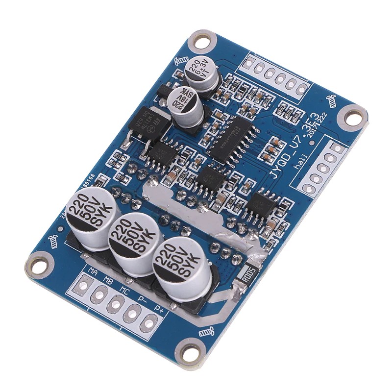 DC 12V-36V 15A 500W Brushless Motor Controller Hall BLDC Brushless DC Electric Motor Driver Board