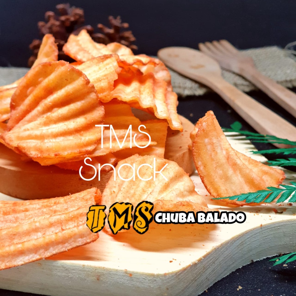 

TMS Snack keripik chuba balado 500 gram EXP aman