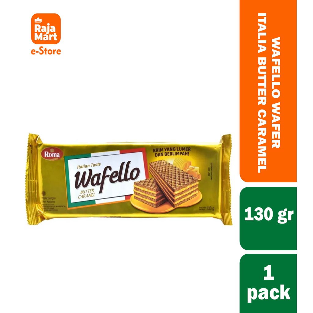 

WafelloWaferItaliaButterCaramel130g