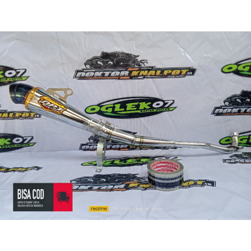 KNALPOT RACING DPJ SUPRA / JUPITER / VEGA / SMASH / REVO / KHARISMA / BLADE / KNALPOT DPJ ENGKER