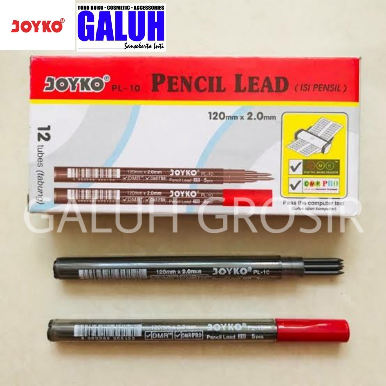 Isi Pensil Mekanik 2B PL-10 2.0mm Joyko