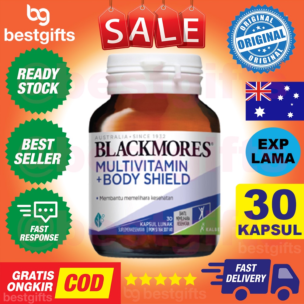 BLACKMORES MULTIVITAMIN BODY SHIELD MULTI VITAMIN MULTIVITAMINS 30 KAPSUL