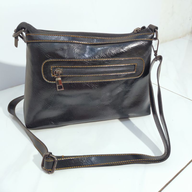 HELENA VINTAGE TAS SLEMPANG SEMI KULIT