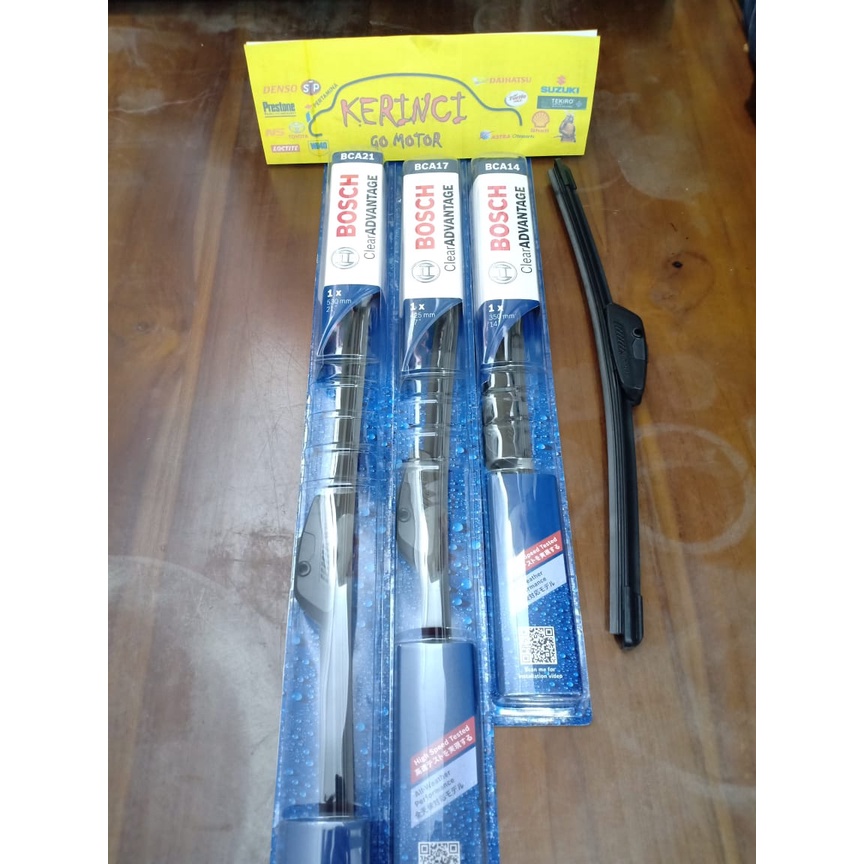 WIPER BOSCH CLEAR ADVANTAGE UK 22&quot; - WIPER BOSCH PISANG UKURAN 22&quot;