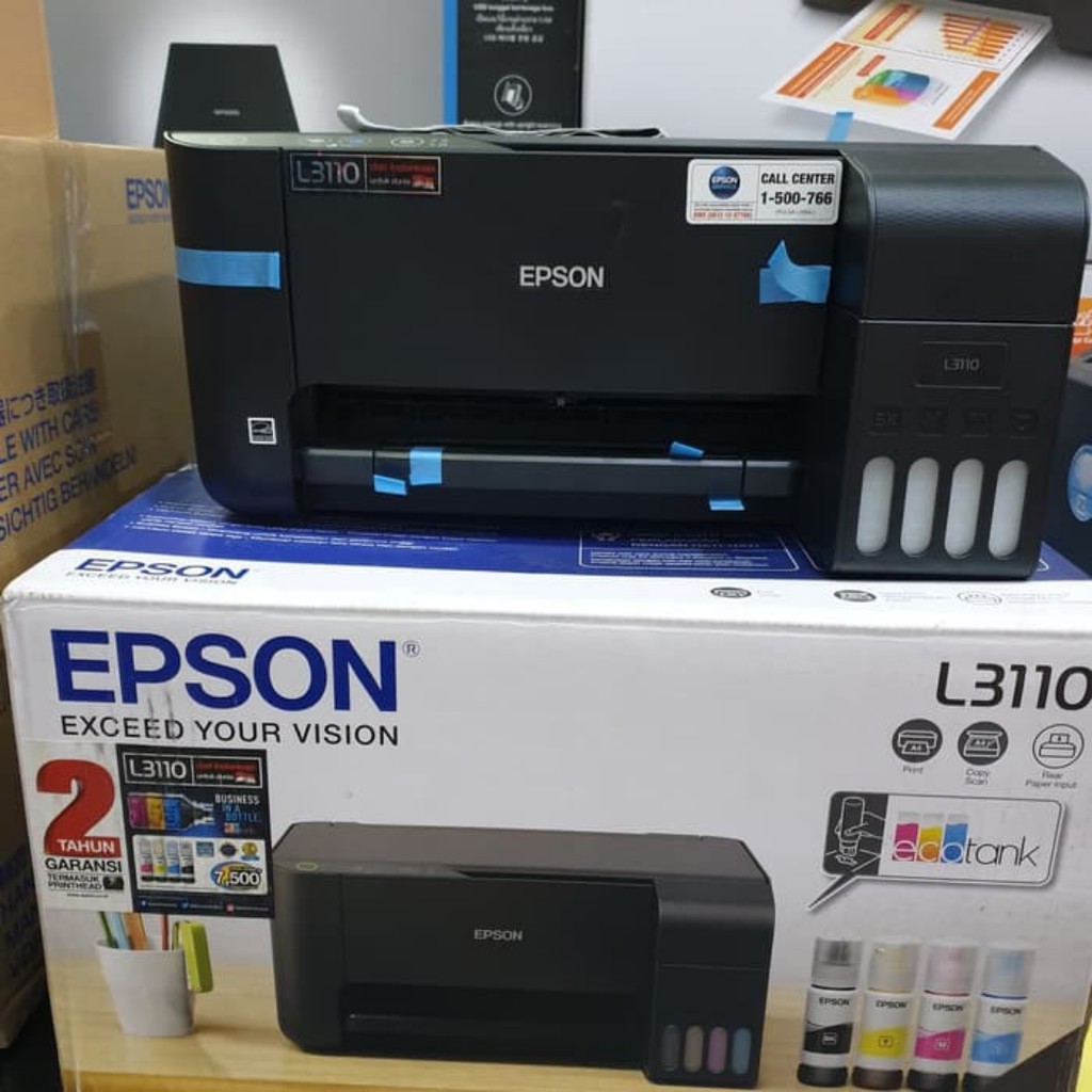 Printer Epson L3210, Infus All In One (Print Scan Copy) Pengganti Epson L3110 Printer Multifungsi Printer Murah Printer Scanner Printer Print F4 Garansi Resmi Epson Indonesia Printer Ecotank