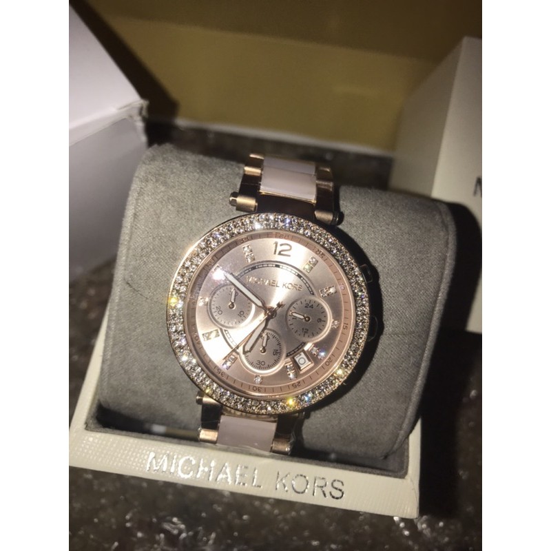 PRELOVED JAM TANGAN WANITA MICHAEL KORS ORIGINAL JAM MK PRELOVED