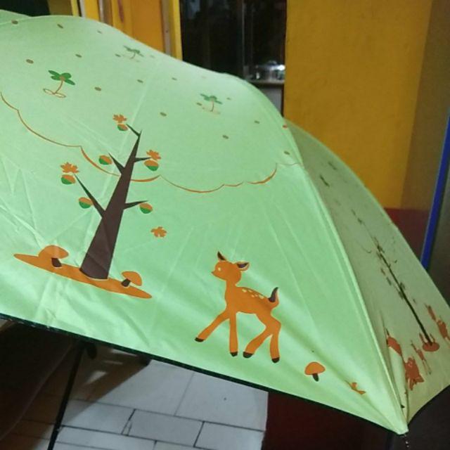 Payung Lipat 3 Nagoya Motif Kancil