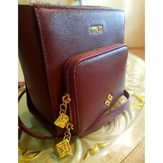 Gobelini Firenze Sling Bag 2nd , Maroon Color. ( sold ).