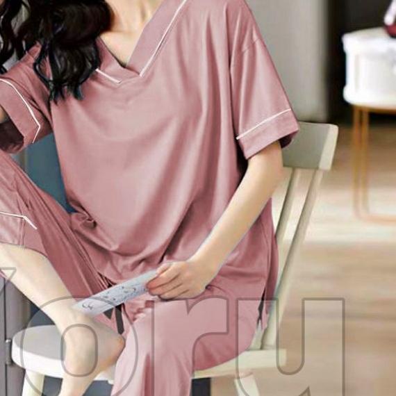 ♠ Pamelo CP Jumbo Setelan Katun Rayon Jumbo/Pajamas Katun Rayon/Piyama Katun Rayon Jumbo/CPVJ Setela