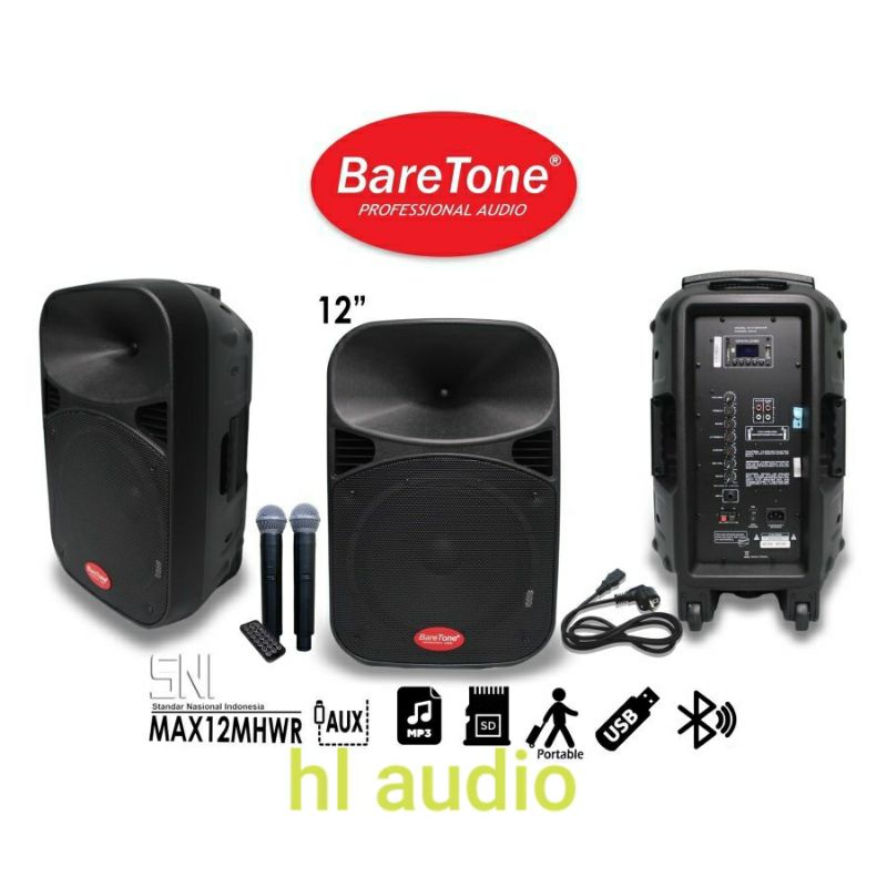 MEETING PORTABLE BARETONE 12 INCH MHWR BT