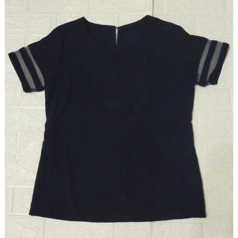 Blouse Navy Preloved