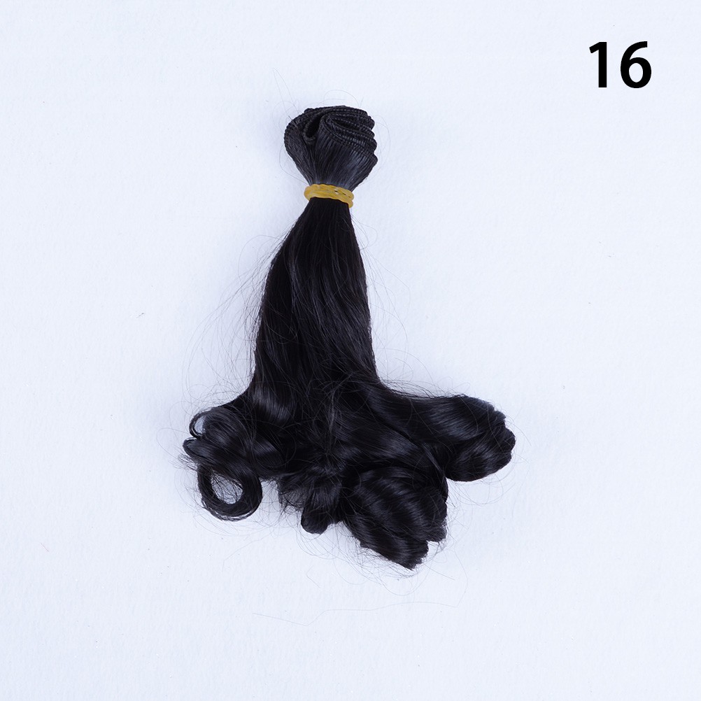 【COD】FLID 1Pc Rambut Wig Suhu Tinggi 15cm * 100cm 1 / 6 1 / 6 BJD untuk Boneka Barbie