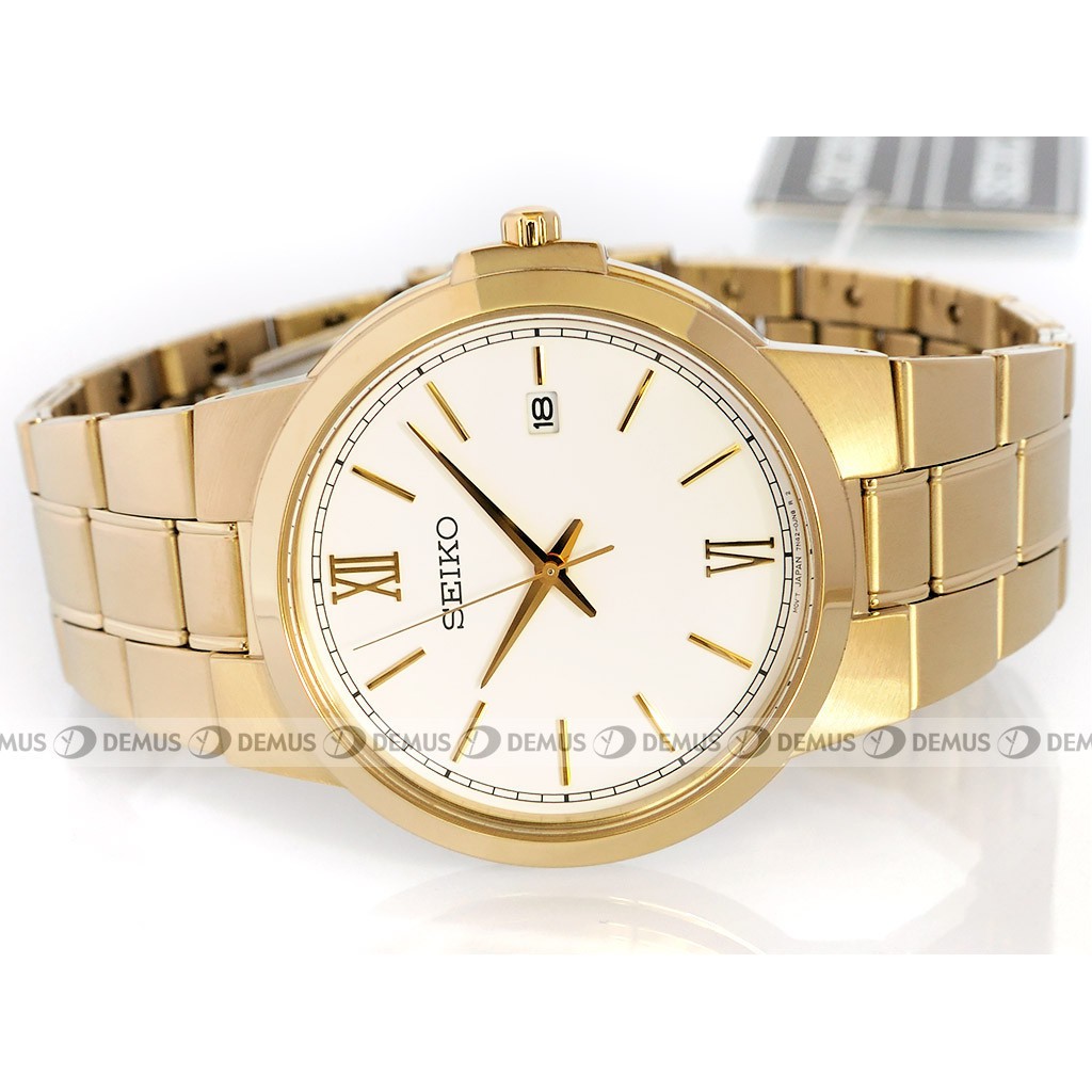 Seiko Mens SGEG50P1 Quartz Classic White Dial | Jam Pria SGEG50