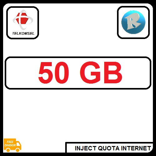 Inject Paket Kuota Data Internet Telkomsel Orbit 50GB