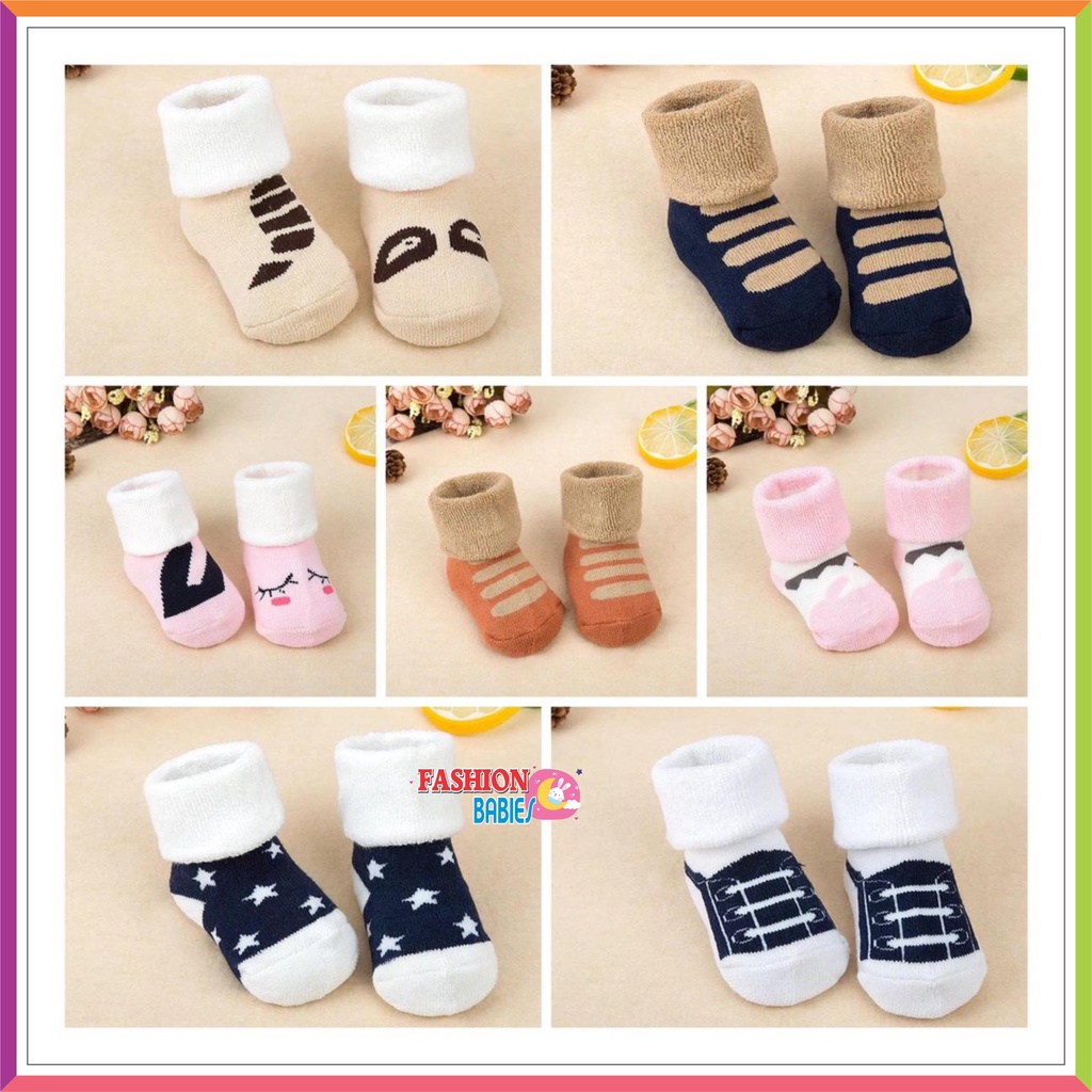 ❤ Fashionbabies ❤ KAOSKAKI BAYI LIPAT TEBAL / KAOS KAKI IMPORT