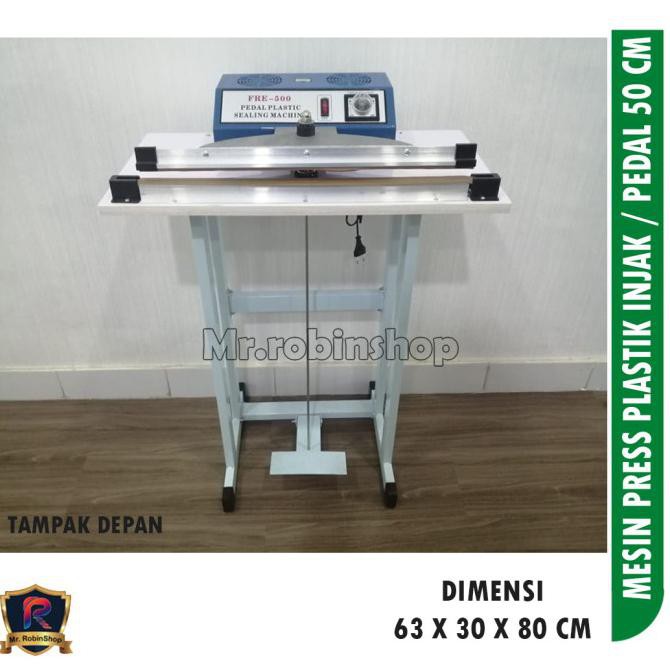 mesin press pres plastik injak / pedal Impulse Sealer 50cm