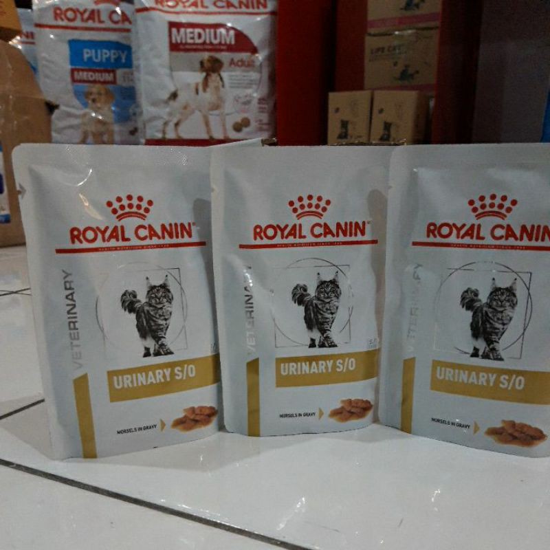 Royal Canin Urinary S/0 Pouch Sachet 85gr (1bok isi 12 sachet )