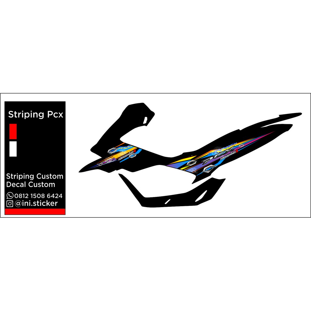 Striping murah Custom Honda PCX 150