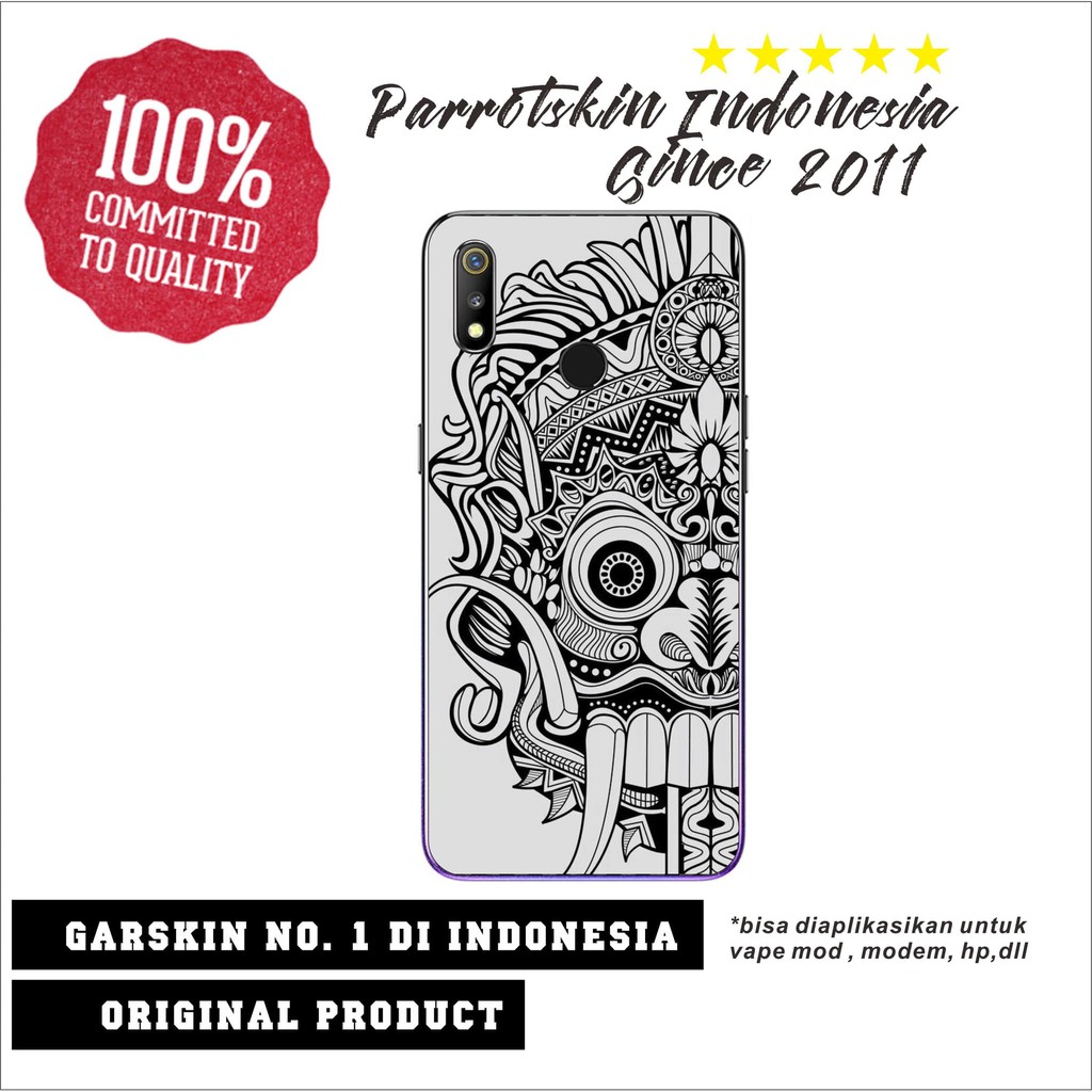 Garskin skin Protector vivo z1 pro anti gores back case Reog bali